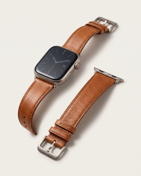 Harrow Apple Watch Strap – Italian Leather — Cognac
