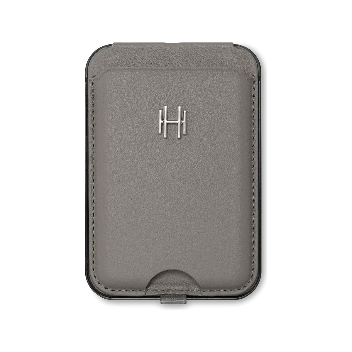 Harrow Italian leather card holder with stand
