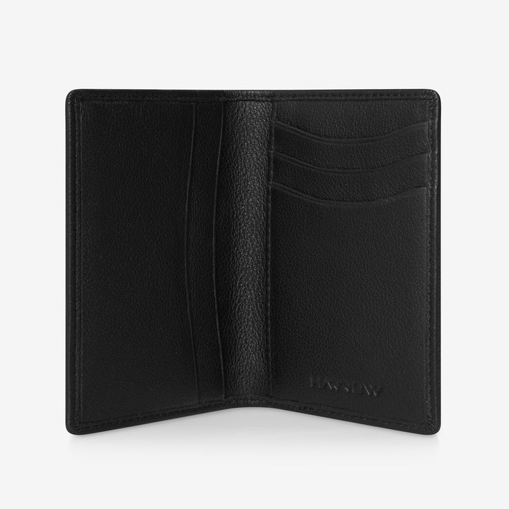 Italian leather bifold card wallet