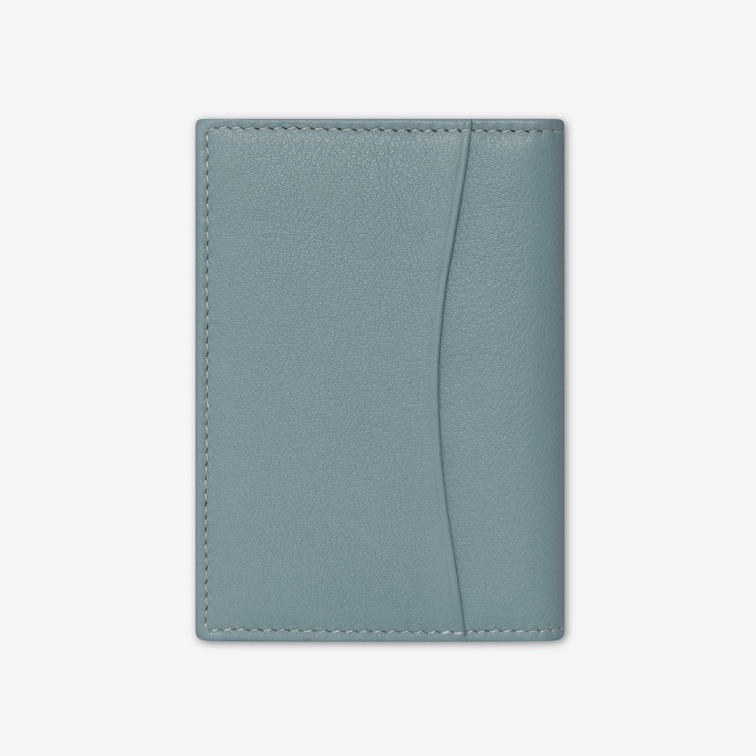 Italian leather bifold card wallet