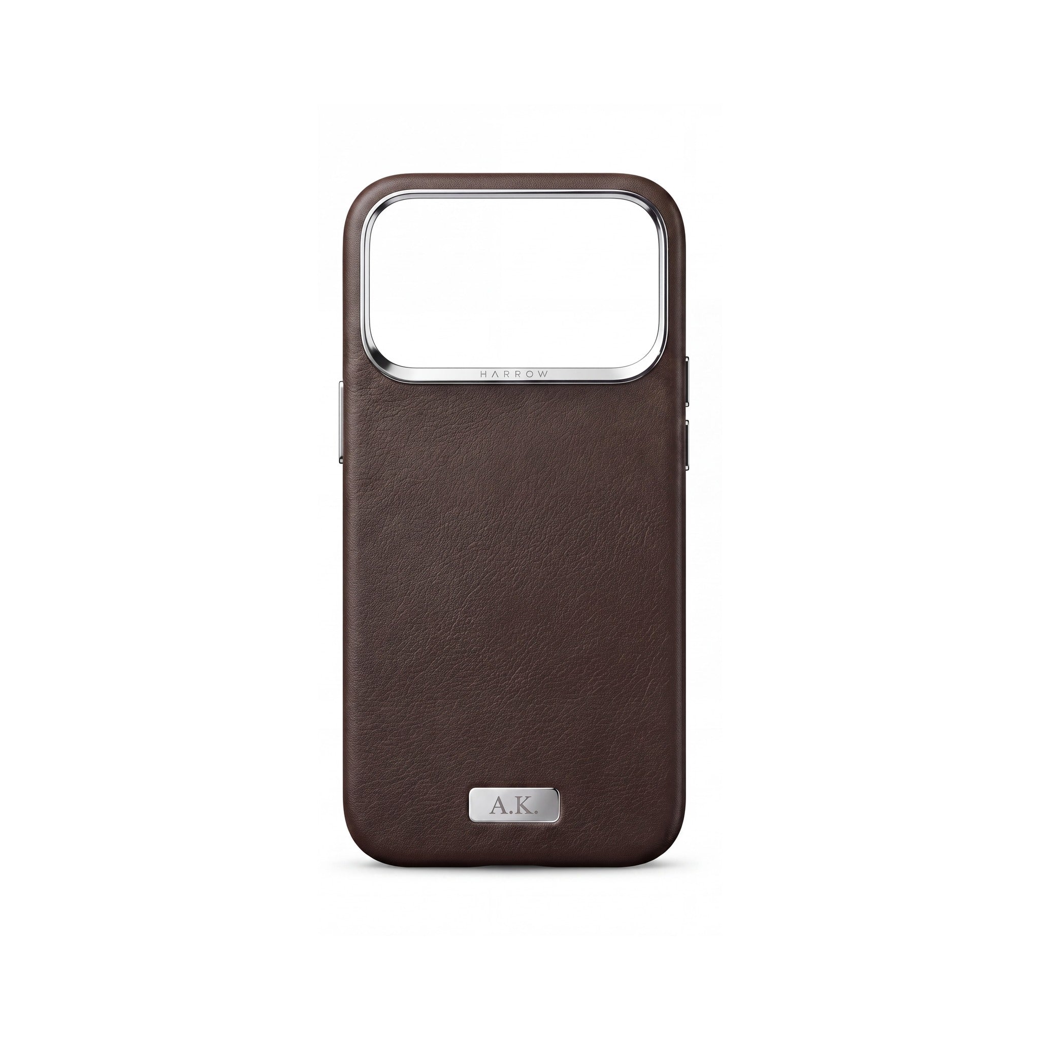 Espresso — Harrow iPhone 18 Pro leather case back