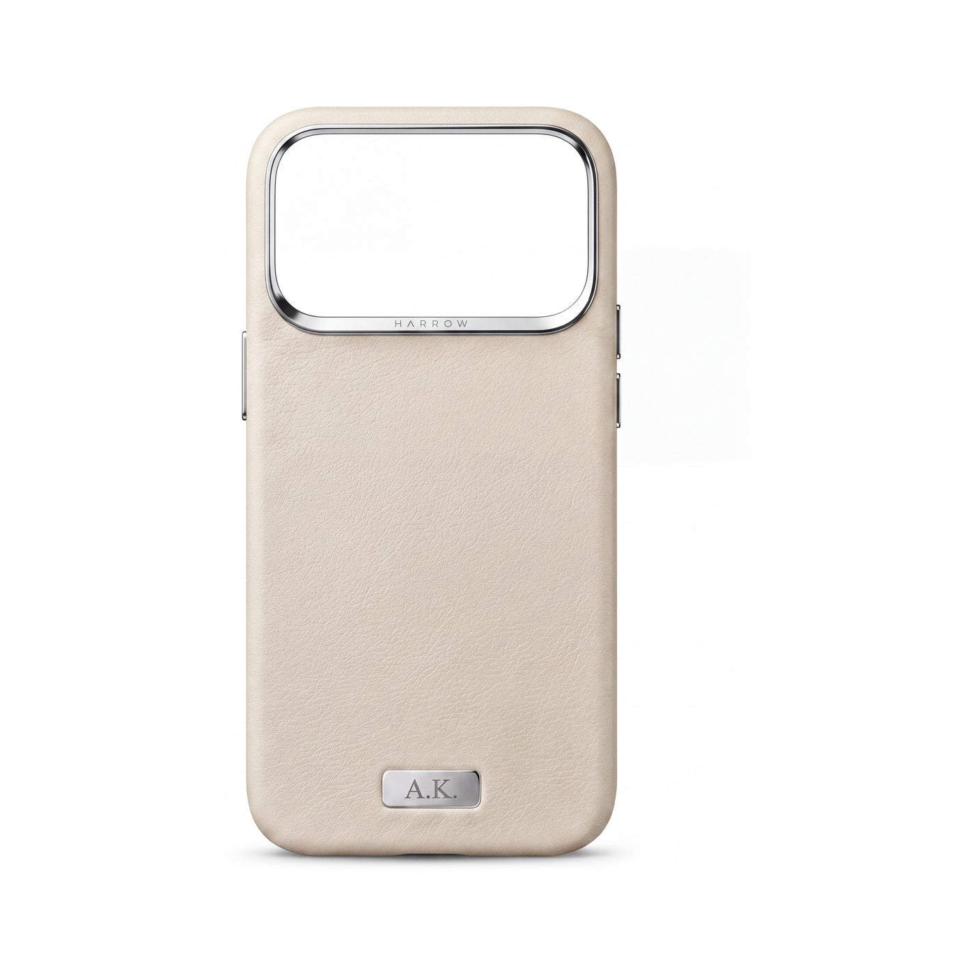 Ivory — Harrow iPhone 18 Pro leather case back