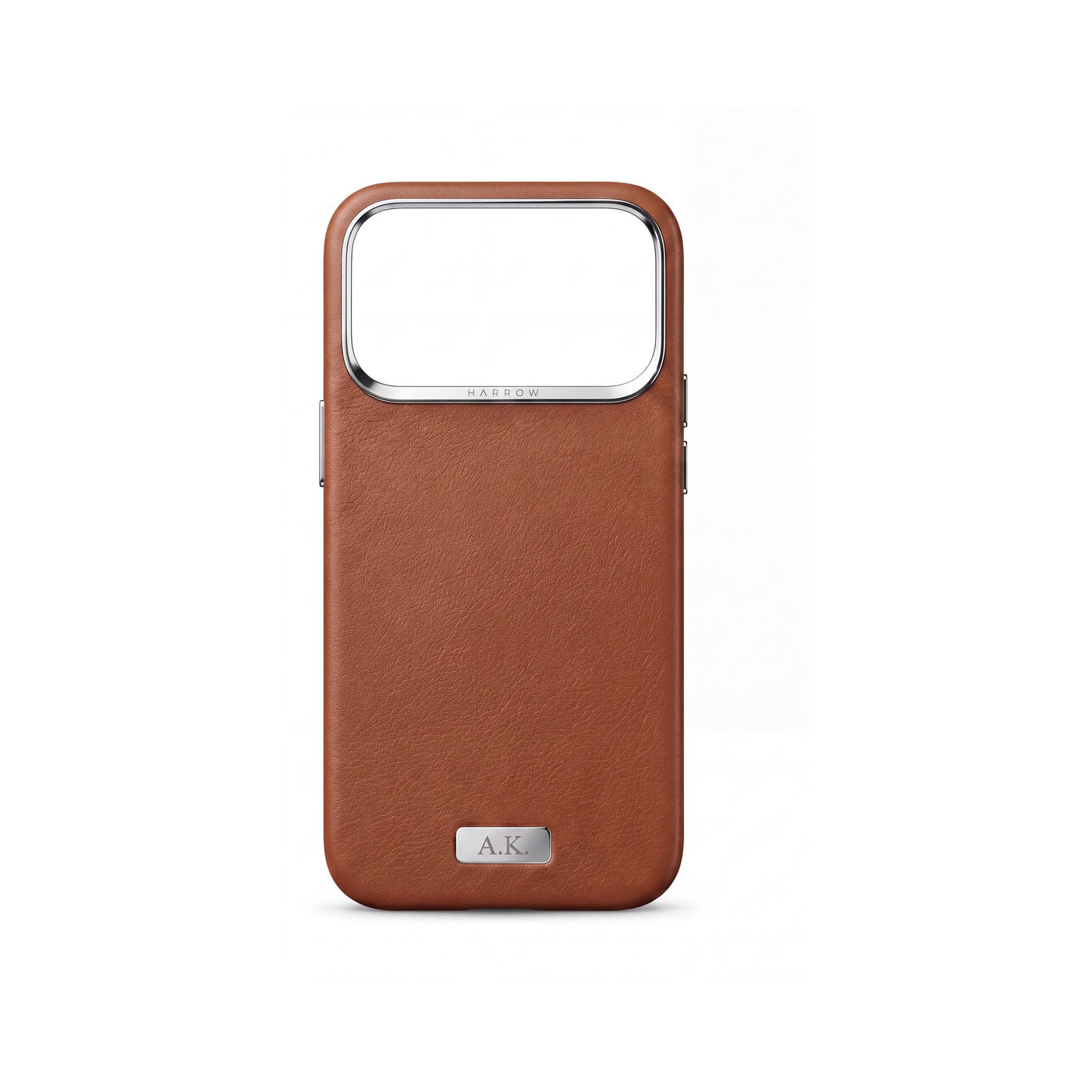 Saddle Tan — Harrow iPhone 18 Pro Max leather case back