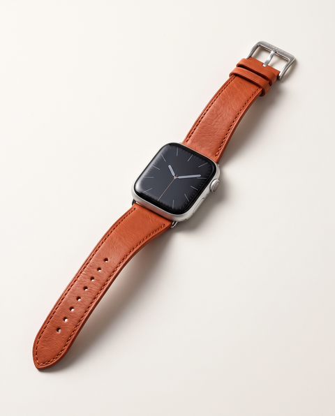 Harrow Apple Watch Strap – Italian Leather — Terracotta