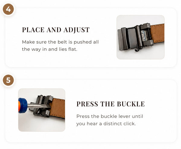 Place and adjust