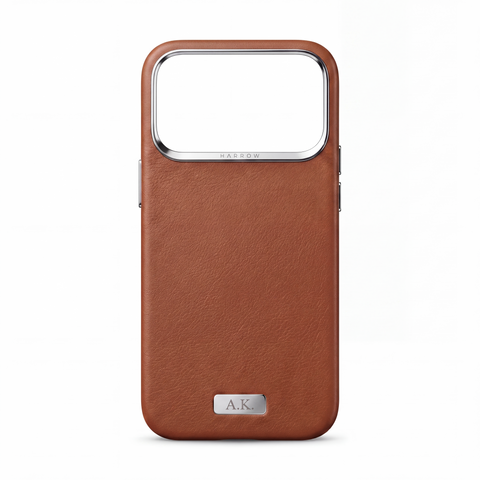 Italian Nappa Leather Case for iPhone 18 Pro — Terracotta