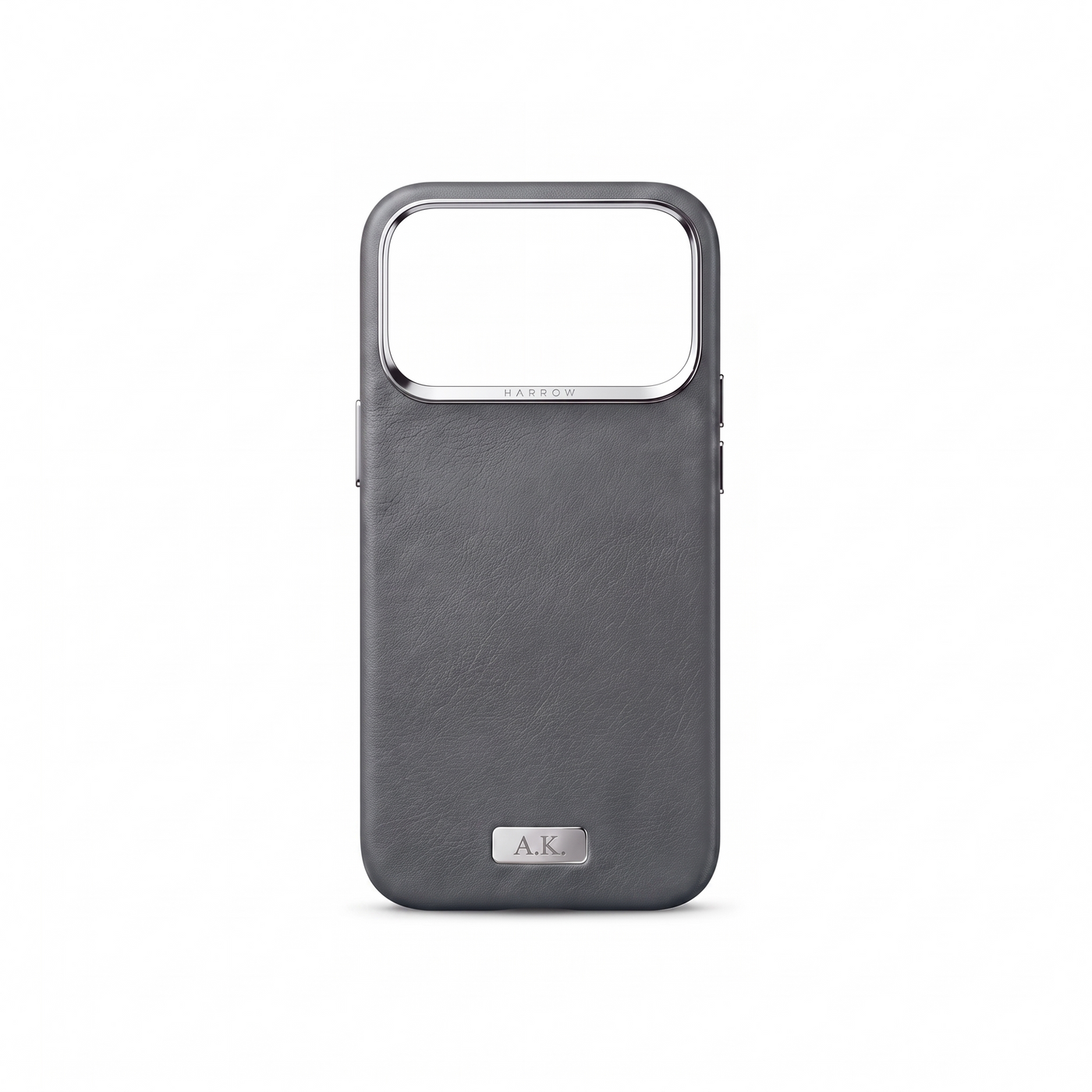 Slate — Harrow iPhone 18 Pro Max leather case back